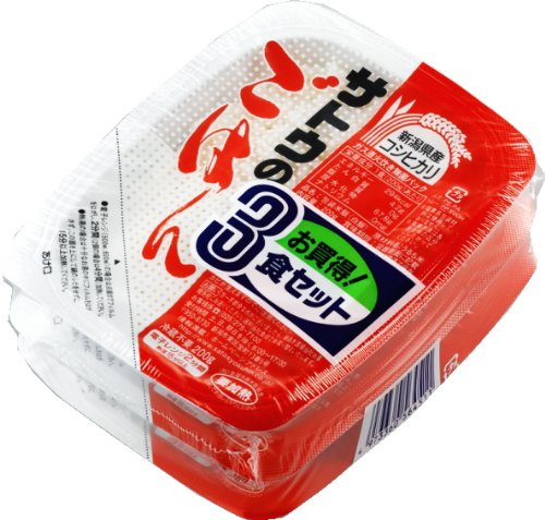 アイリスフーズ　おいしいごはん/サトウのごはん　新潟県産コシヒカリ　計40食 Amazon | サトウのごはん 新潟県産コシヒカリ 5食パック×4個