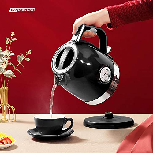 XYY Wasserkocher & Toaster Set mit 1,8 Liter Wasserkocher und 2 Scheiben Toaster, schwarz – Bild 3
