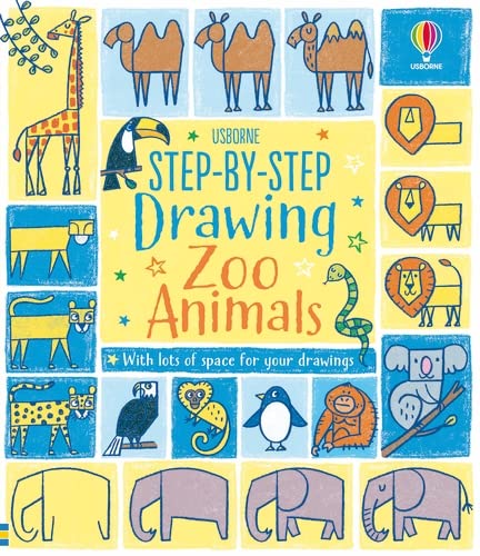 Usborne Publishing Ltd Step-by-step Drawing Zoo Animals