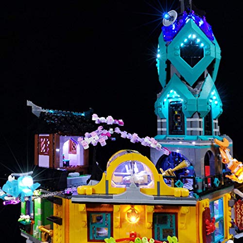 LED-Lichter-Set für LegoCity Gärten, Beleuchtungs-Kit kompatibel mit Lego 71741 (Lego Modell nicht im Lieferumfang… – Bild 5