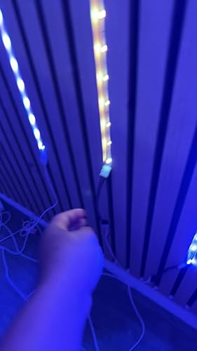 IYueMps 2pcs 0,3m Câble D'extension Bande LED RGB Rallonge De Ruban LED Extension Cable 4 Broches Extenseur Câble Pour SMD 5050 3528 2835 RGB Strip, Blanc