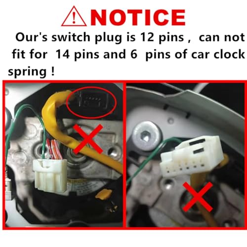 Bouton commande volant Suzuki Grand Vitara 2007-2013 rétroéclairé rouge - 7