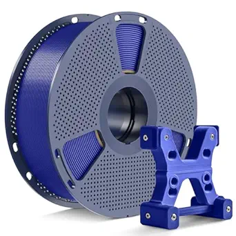 PETG Filament 1.75mm - 1kg(2.2lbs) SUNLU PETG 3D Printer Filament, Reusable Spool Compatible with Bambulab Refill Filament, 1.75mm Dimensional Accuracy +/- 0.02mm, Blue