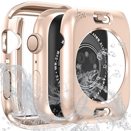 [Sunhel] Rp`u AbvEHb` h Jo[ Ή Apple Watch SE SE2 SE3 Series 6 5 4 44mm P[X 2-in-1 Oی PCt[{KX ϏՌ y ߗ ȒPE([YS[