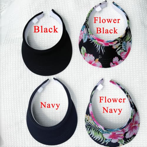 Image of Sun Visor Hats Women Wide Brim Adjustable Clip On Visors Beach Men Hat
