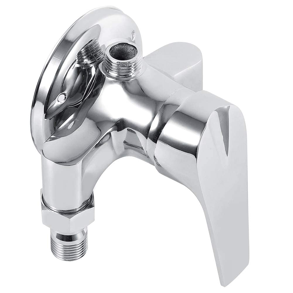Cocoarm Valvola Miscelatore Doccia, G1/2 Filettatura Esterna, Acqua Calda e Fredda, Montaggio a Parete, per Bagno