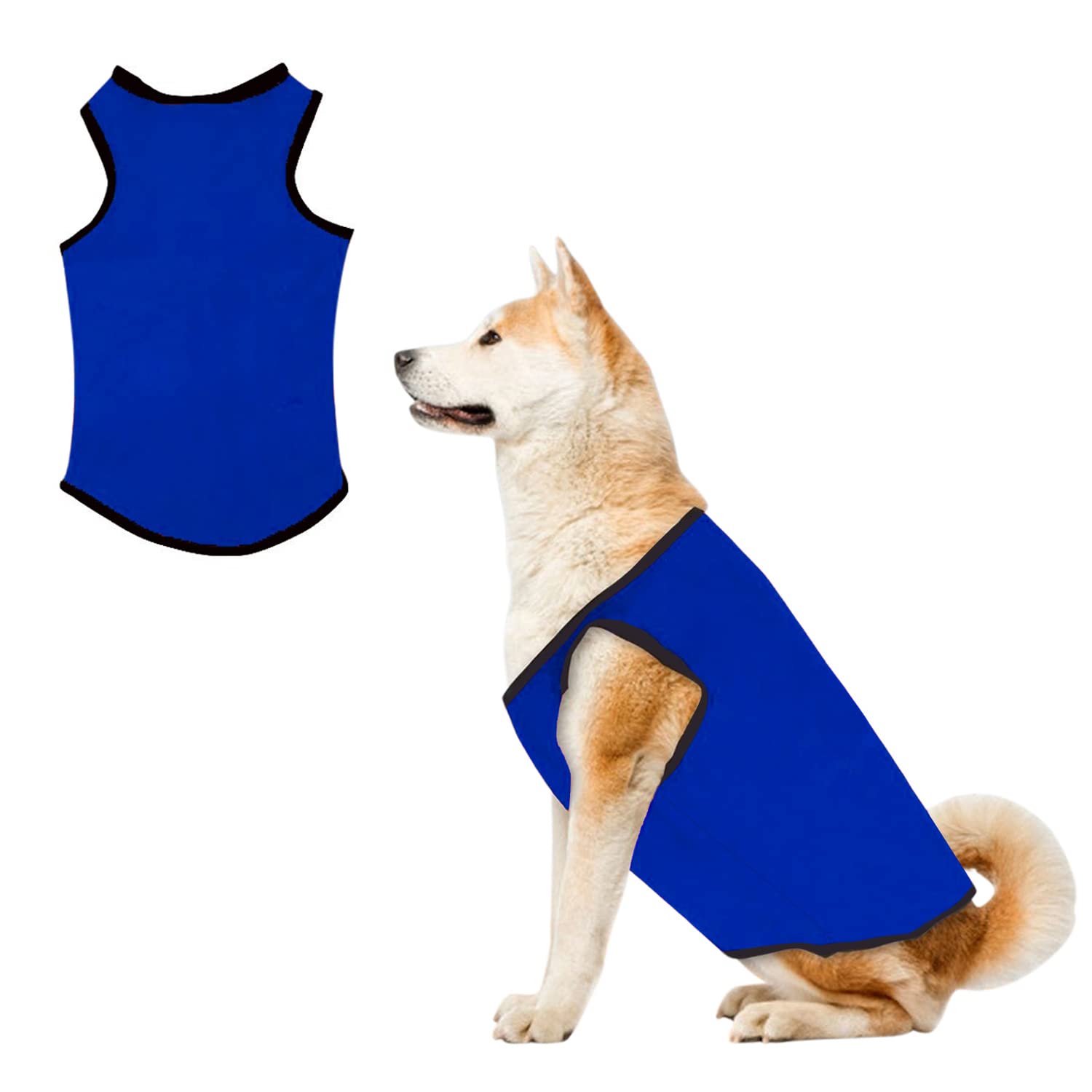 Western Era Soft Summer Cotton Dog/Puppy Adorable T-Shirt | Comfortable & Breathable Dog Clothing | Fashionable & Sleeveless Vest Outfit for Your Pet (Large- 20 inch, Royal Blue) (B0C2KF31KC) Amazon Price History, Amazon Price Tracker