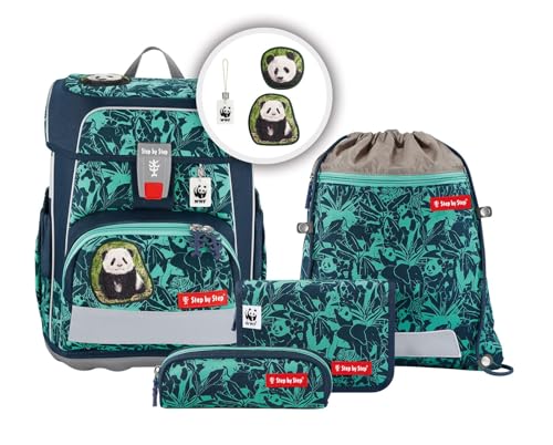 Step by Step Cloud WWF Schulranzen-Set 5-teilig Little Panda