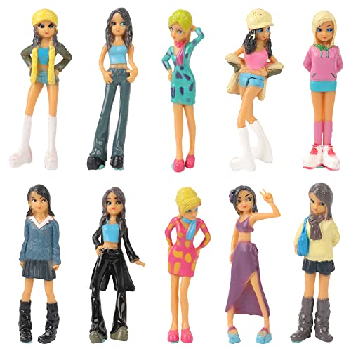BESTZY Sailor Moon muñeca, 10 Piezas Sailor Moon Figuras, Mini Figura De Sailor Moon Mini Juego de...