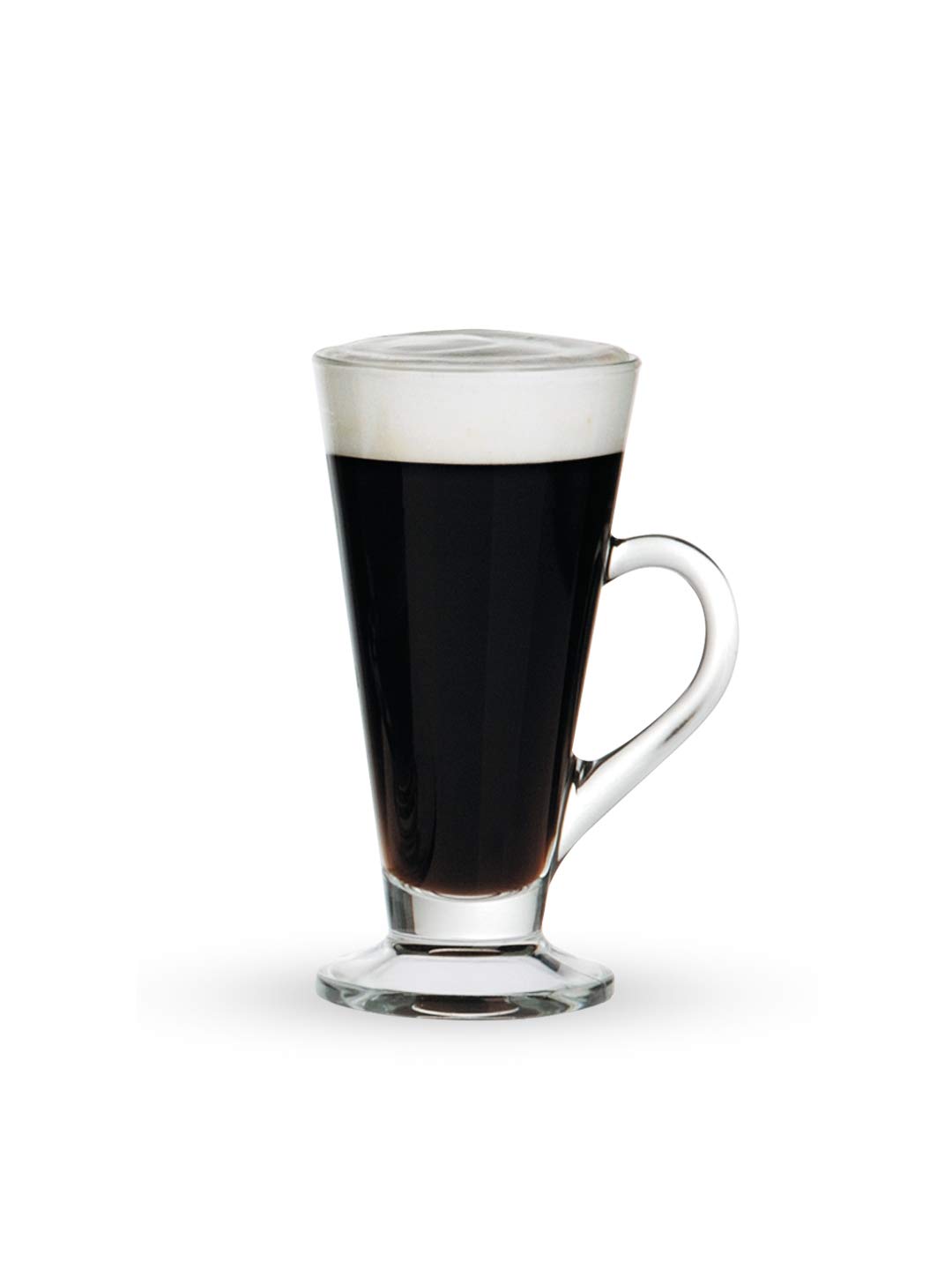 Ocean Glass Kenya Coffee Mug Set - 6 Pieces, Transparent, 230ml | Stylish Glass Mugs for Coffee, Tea, and Hot Beverages | Durable and Elegant Perfect for Home & Cafes. - Image 2 thumbnail