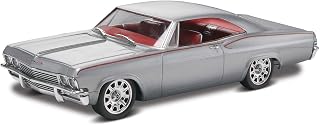 Revell 1965 Chevy Impala Plastic Model Kit - Detailed Chassis, Foose Wheels, Custom V8 Engine, 1/25 Scale Build