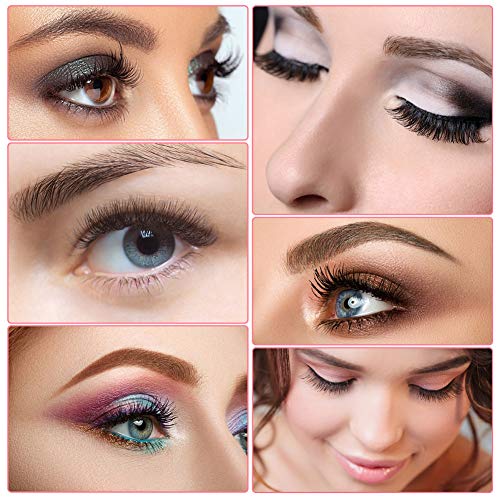 Qivange Eye Makeup Brushes Set, Synthetic Eyeshadow Brushes Eye Makeup Brush Set Cosmetics Brushes Concealer Eyebrow Eyeliner Eyeshadow Blending Brushes(12pcs, Black with Rose Gold)