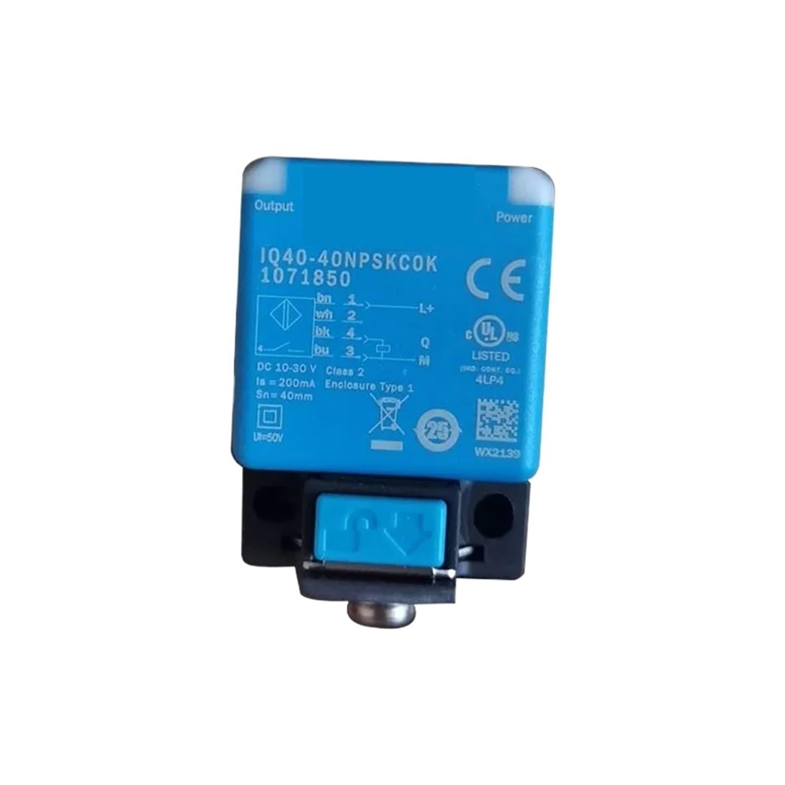 Capteur IQ40-40NPSKCOK 1071850 inductif PNP NO connecteur M12