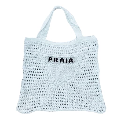 Moda Praia: Bolsa Crochê (Branco)