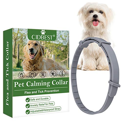 CIDBEST Pet Calming Collar, One Size Fits All - Waterproof, Protection and Adjustable - Essential Natural Herbal Oil