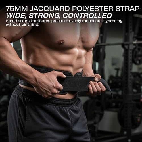 Image of Nivia CORE-X Weight Lifting Belt EVA Foam, Abdomen Support Belt for Back Support, Durable for Weightlifting, Gym, Workout (XL, Black)