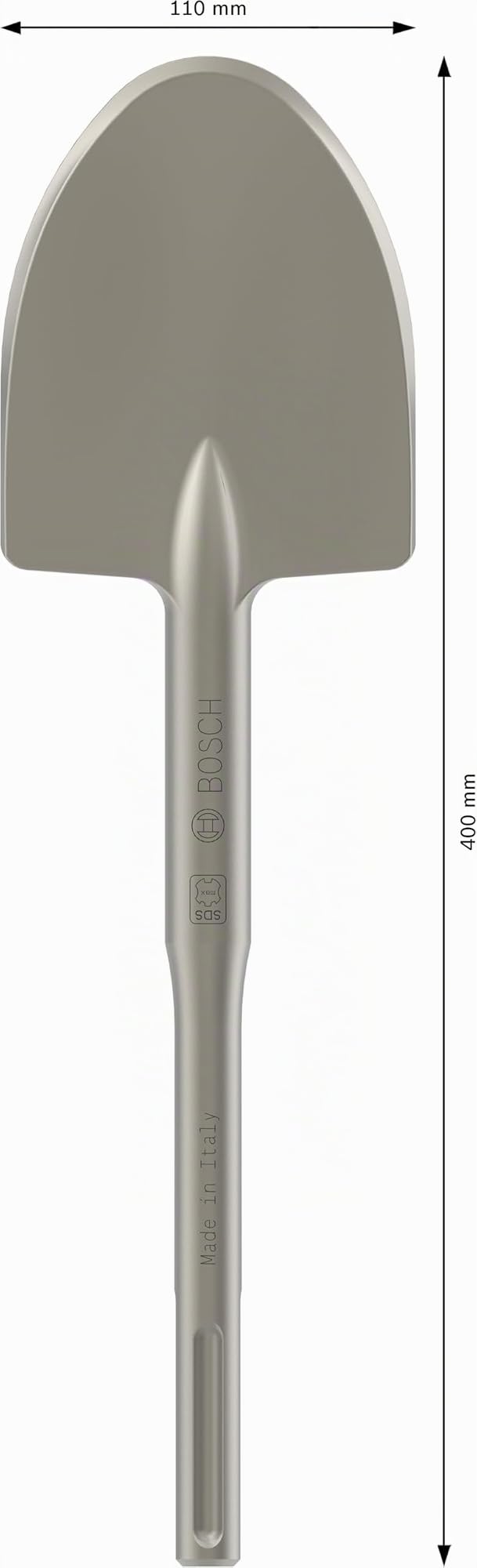 Bosch Accessories Bosch Professional 1x Schaufelmeißel SDS max (für Mauerwerk, Länge 400 mm, Meißelschneide 110 mm, Zubehör Bohrhammer)