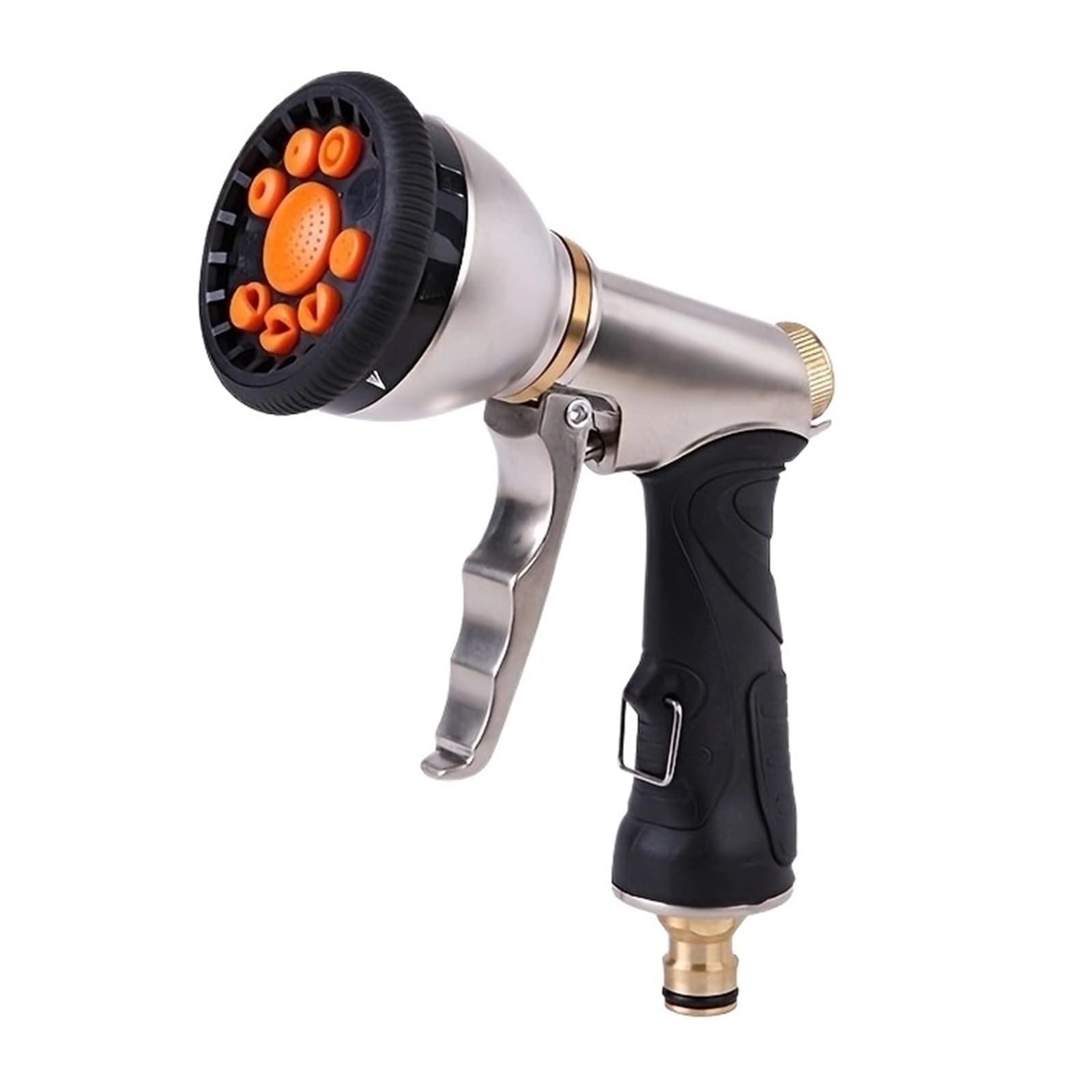 Zinc Alloy 8 Function Garden Water Sprayers for Watering Lawn Spray Nozzle Car Washing Cleaning Sprinkle Tools Gun High Pressure Leak Prevention