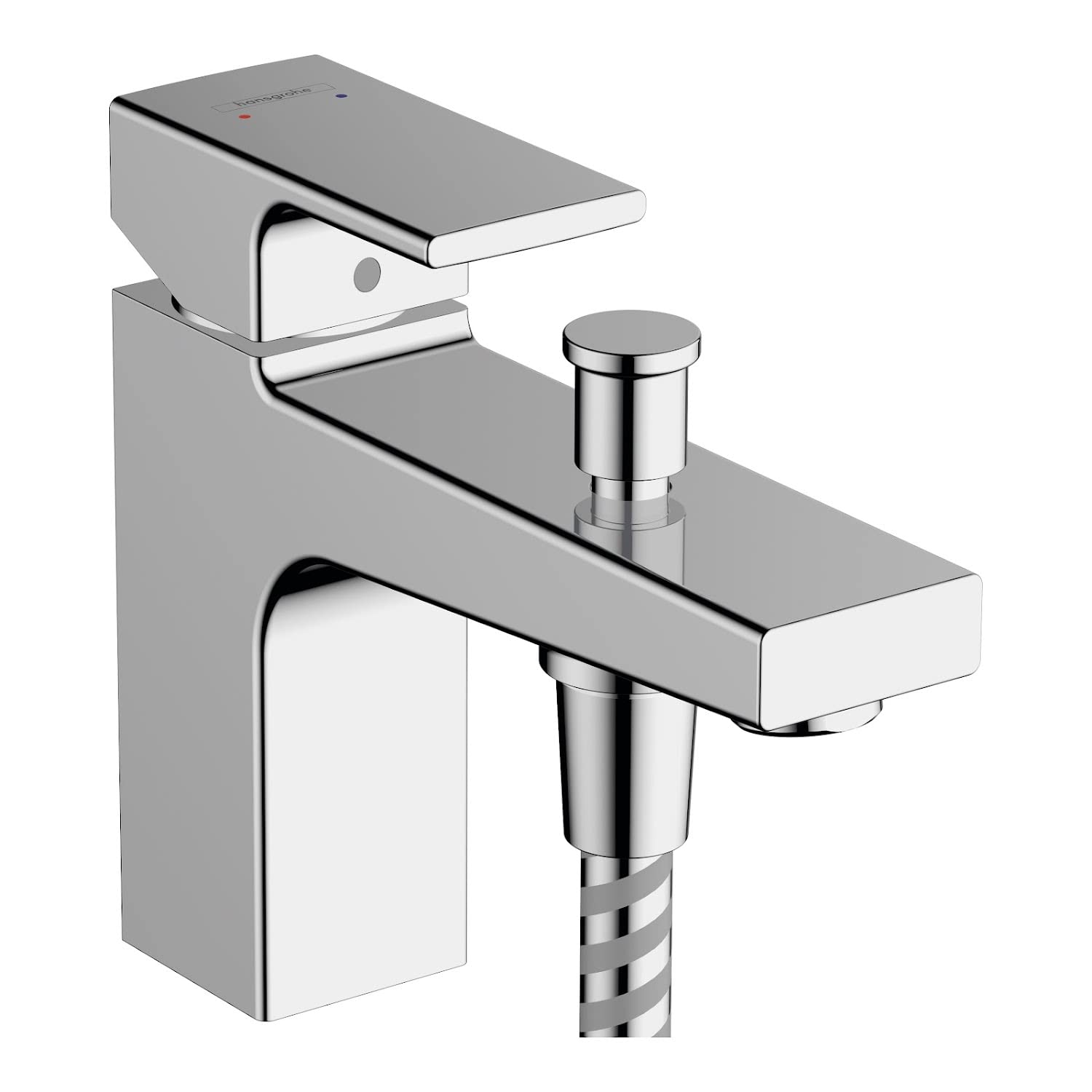 Hansgrohe Vernis Shape Single Lever Bath And Shower Mixer Monotrou With Flow Rates Chrome 71464000 Size 2