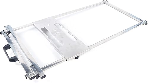 Miniatura 8 de CNCEST - Sierra circular eléctrica para carpintería, tabla de cortar de acero multifunción, guía de bordes, marco de posicionamiento, kit de sierra