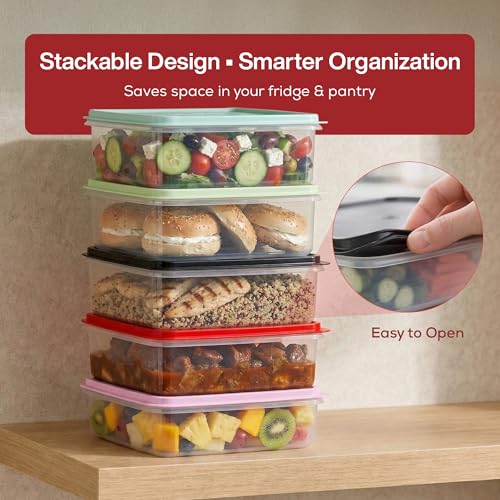 Image of Signoraware BPA Free Plastic Square Big Container (3 Ltr x 2 | Set of 2 | Pink)