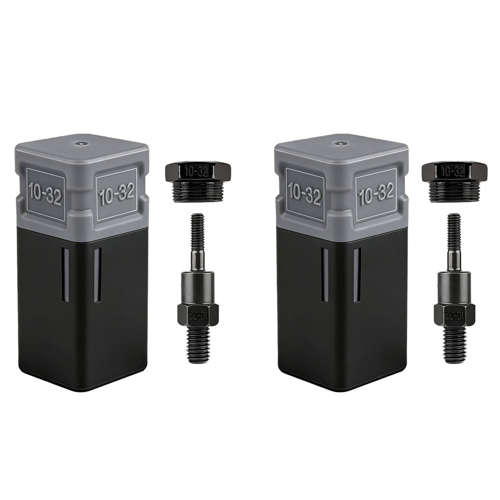 ZIOJOVK 2PCS Riveting nut Tool Replacement Mandrel, Metric and SAE Mandrel (10-32)
