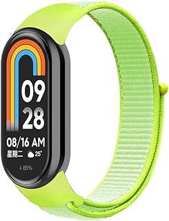 NUZIXINXW Correa de reloj con velcro para Xiaomi Mi Band 9/8 Correa de reloj con lazo de nailon para Xiaomi Mi Band Correa de reloj con velcro para Xiaomi Mi Band 9