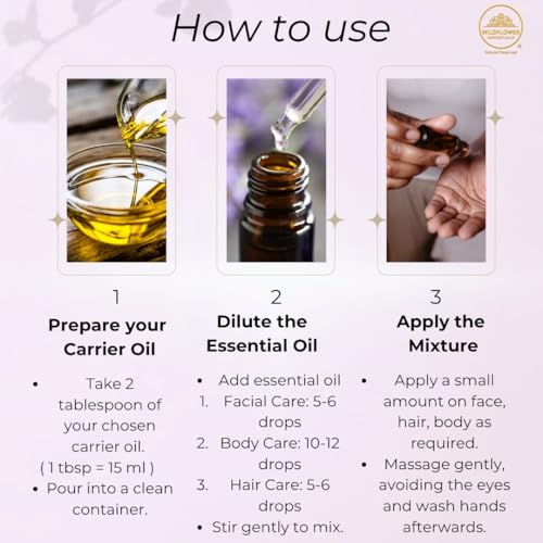 Image of Roman Chamomile Essential Oil (Chamaemelum nobile) Pure | Non-Sticky | Lightweight | Steam Distilled | All Skin Type | Men & Women (5ml)