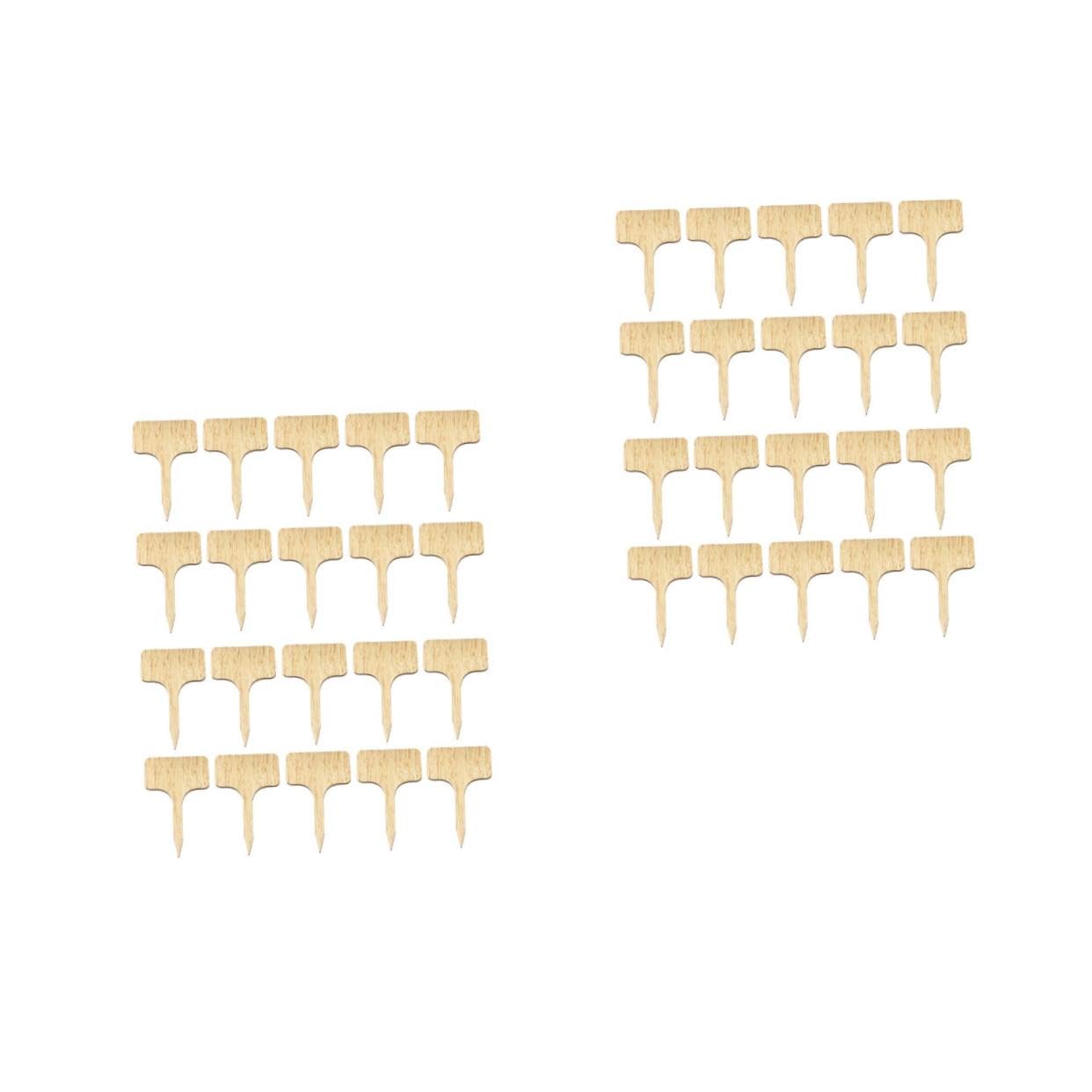 Toddmomy 2 Set Di Etichette Per Piante Da Giardino Con Inserti In Legno Etichette Per Piante Per Piantine Etichette Per Piante Grasse Marcatori Da Giardino Per Piante Piante Da Esterno