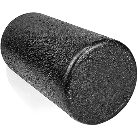 TOPOKO 30,5 cm Schaumstoffrolle, hochdichte, runde Schaumstoffrolle für Rücken, Bein und Handübungen, Massage von tiefem Gewebe und Muskeln Cover