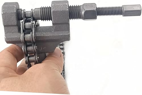 Miniatura 3 de ZTDZZH Cadena de rodillos estándar 428 para motocicleta, 140 eslabones + rompedor de cadena para motocross de 50 cc-125 cc ATV Quad Go Kart Scooter