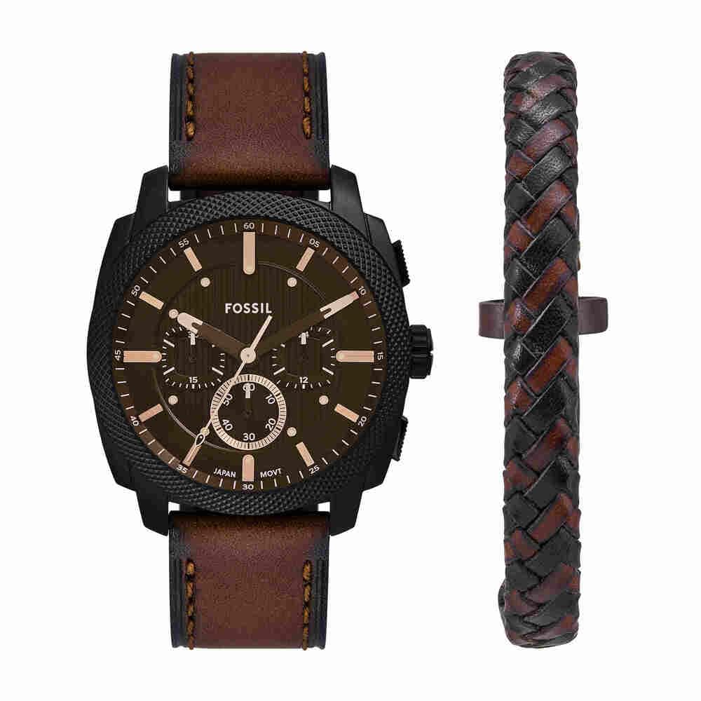 Armani Exchange Men's Chronograph Clear Nylon Watch [AX4167], Grey, Men