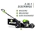 Greenworks 40V 21 inch Self-Propelled Cordless Lawn Mower, Battery Not Included MO40L02