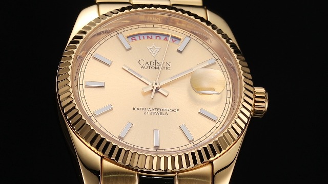 Amazon.com: CADISEN Men's Automatic Watch, Miyota 8285 Movement