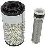 LSSOCH New Outer & Inner Air Filter Kit 6C060-99410 32721-58242 Compatible with Kubota B2620 B2630