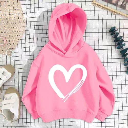 fartey Girls Sweatshirt Zip Up Fleece Pullover Long Sleeve Soft Top Pocket - image 3
