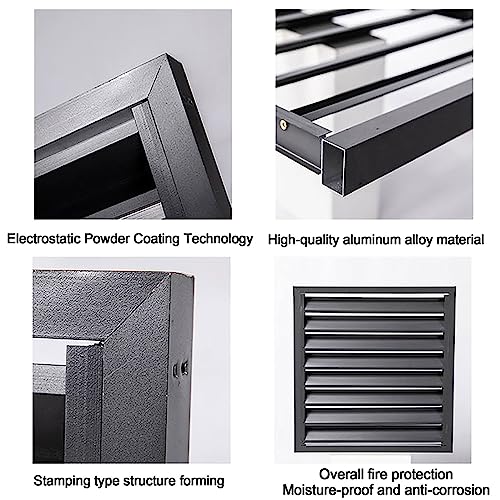Outdoor- Klimaanlagenabdeckung, Aluminium, Zaun, Pflanzen- Display, Regal, Kondensatorschutz, wetterbeständig, AC- Abdeckung, Mülltonnengehäuse- stilvolle Aufbewahrungslösung für den Außenbe-4