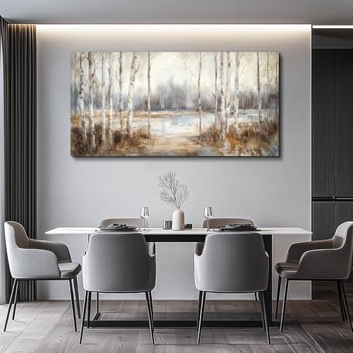 Large Wall Art for Living Room Canvas Wall Decor for Bedroom Field Scenery Watercolour Wall Painting Office Decorations Stretched and Framed Wall Pictures Artwork Ready to Hang Home Decor