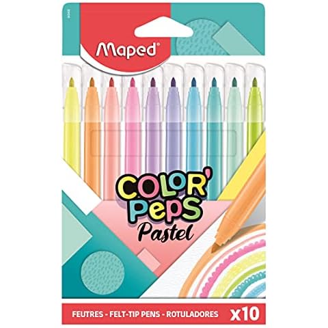 Maped - Rotuladores de Colores para Niños - Color's Peps Pastel Cover