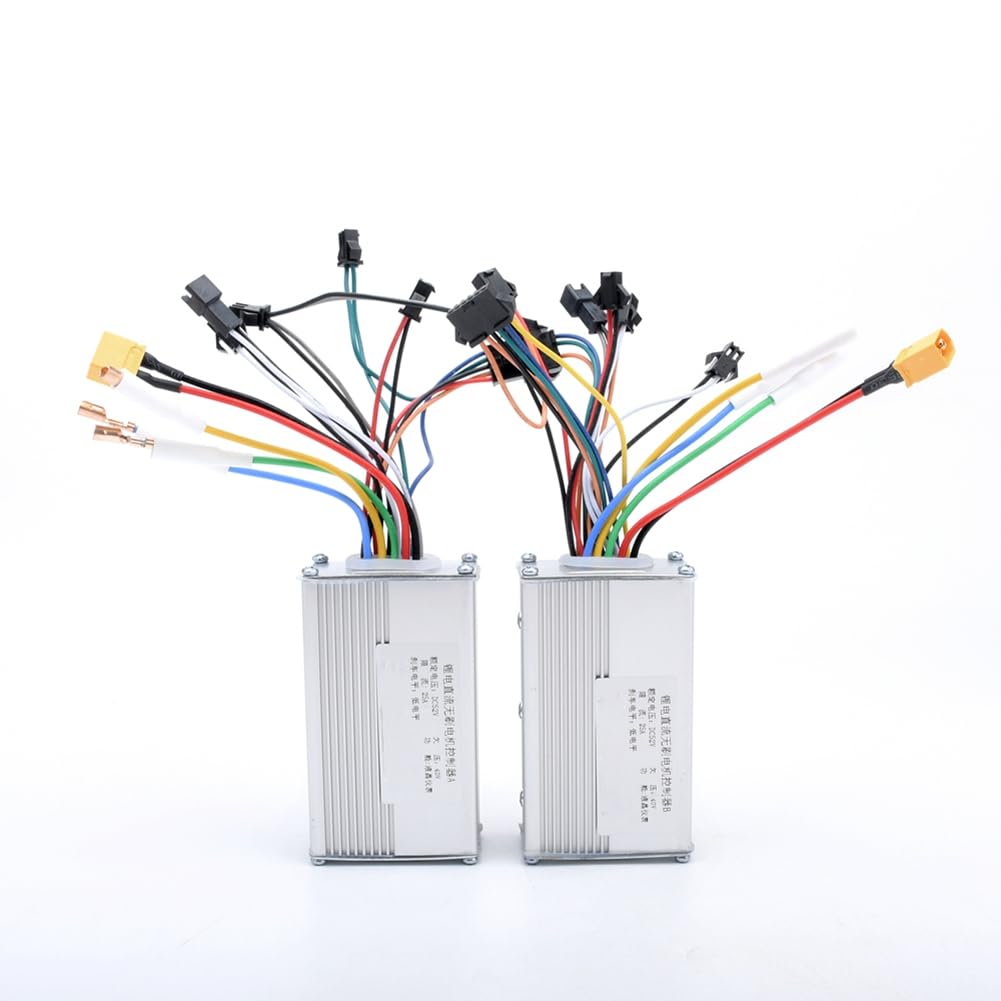 Controlador de motor eléctrico de 52 V 25 A 1200 W JP sin escobillas para scooter eléctrico A+B de doble accionamiento