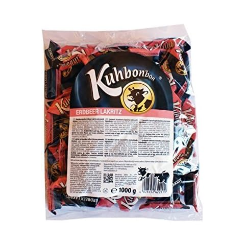 Kuhbonbons Erdbeer Lakritz softweiche Karamelle Glutenfrei 1000g Cover