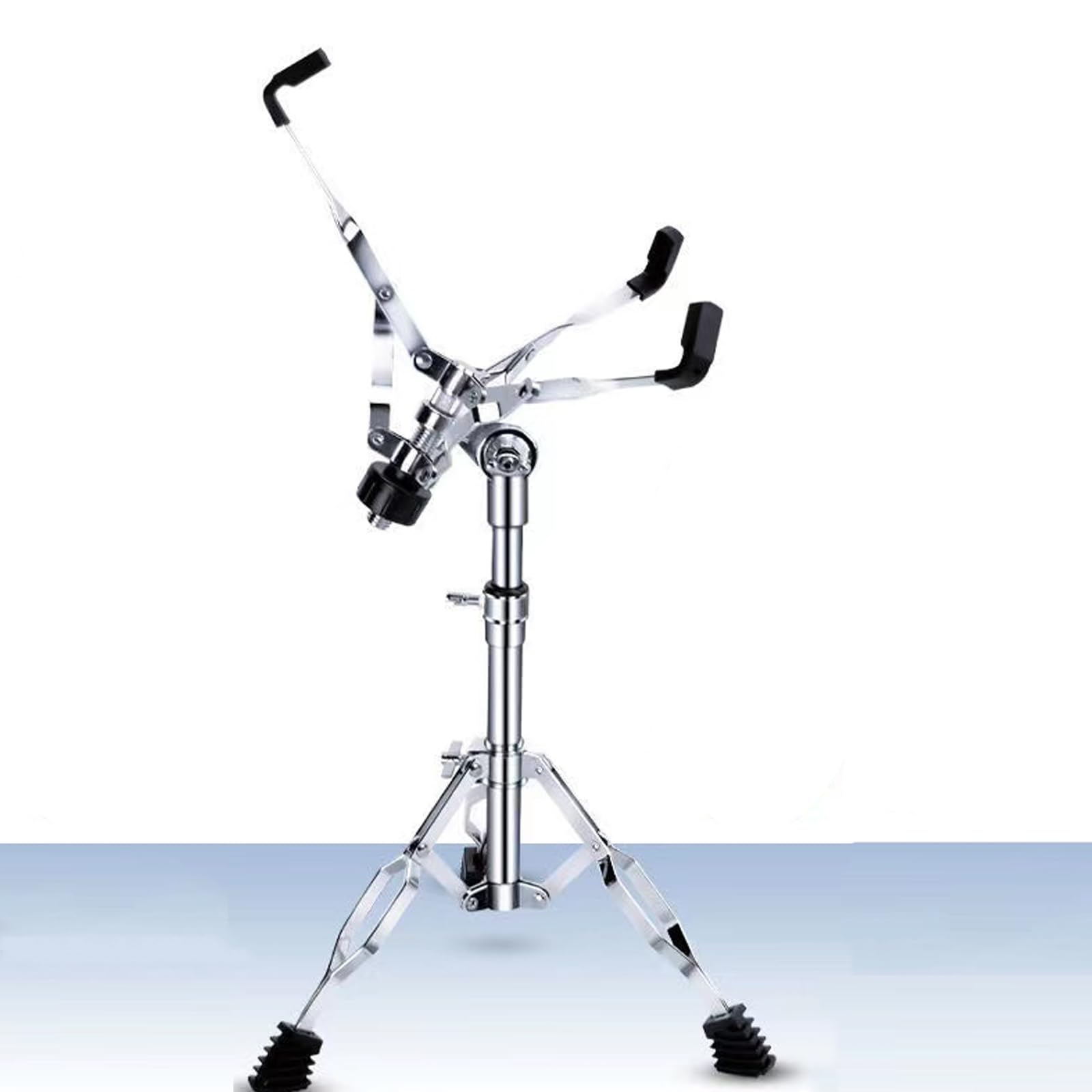 HAIRIESIS Snare Drum Stand Double Braced Adjustable Snare Stand Fits 10''-14'' Dia Drums,Height Range 14 - 23 Inches for Beginners
