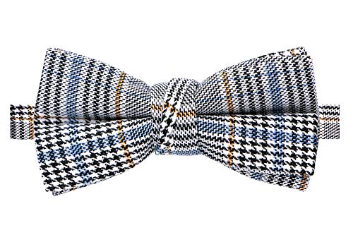 Spring Notion Boys' Glen Plaid Cotton Bow Tie