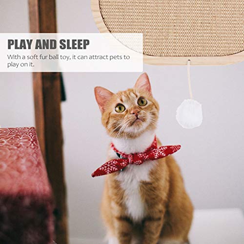 Tapete de arranhão para gatos Balacoo, tapete para arranhões de sisal, tapete para arranhar, placa d