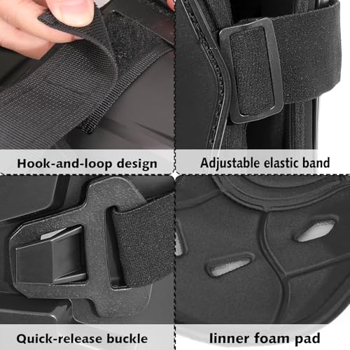 image for RIDBIKER Motorcycle Body Armor Vest, Dirt Bike Chest Protector with Ba