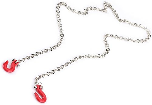 VGEBY1 Gancho de cadena a control remoto, mini gancho de remolque, cadena de remolque de metal, accesorios para 110 SCX10 D90 RC Crawler modelo de