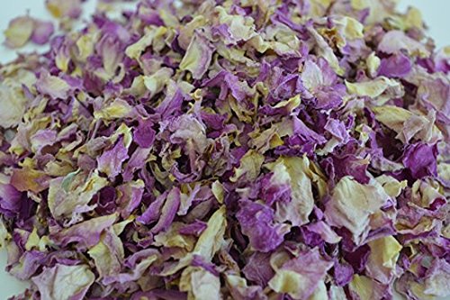 Biodegradable Dried Rose Petals - Pastel Pink & Cream 50g (Real Flower Wedding Confetti) Home Fragrance/Crafts