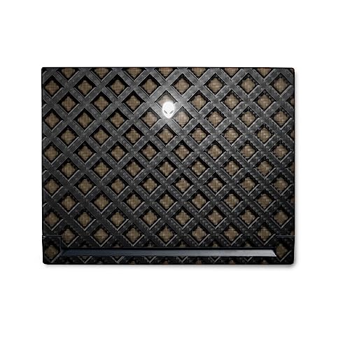 Image of MightySkins Carbon Fiber Skin Compatible with Alienware M18 R1 (2023) Full Wrap Kit - Black Wall | Protective, Durable Textured Carbon Fiber Finish | Easy to Apply & Change Styles | Made in The USA