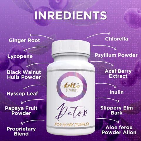 Hello Beautiful Detox - Acai Berry Complex - Image 4