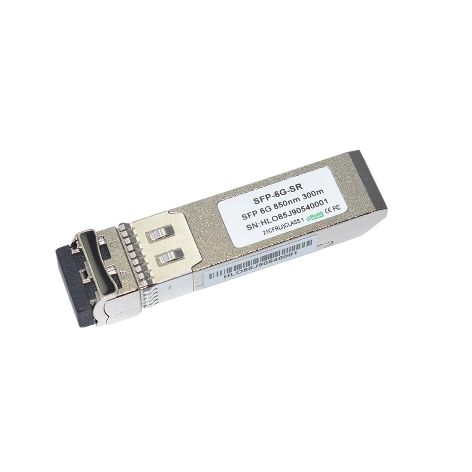 Transceptor SFP 6G SR 850 NM 300 M con Conector de Fibra LC Dual
